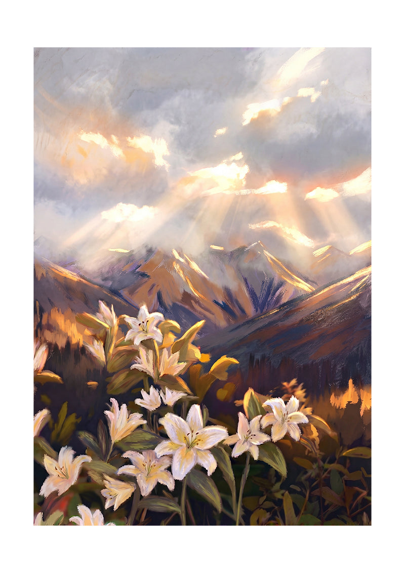 Consider The Lillies Postcard (A6)