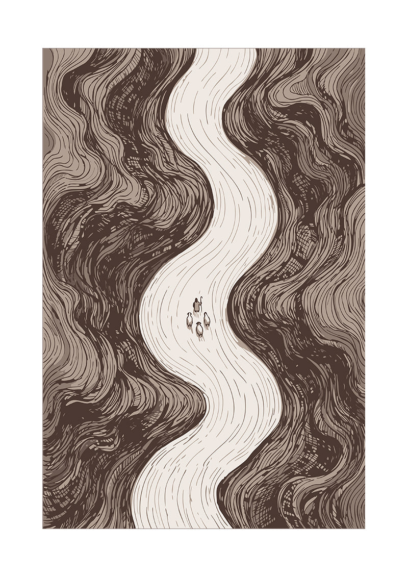 Through the Valley Postcard (A6)