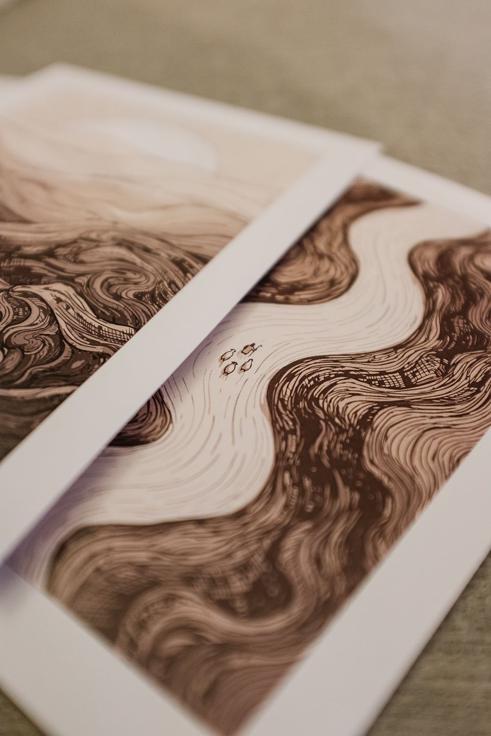 Six postcards bundle artwork